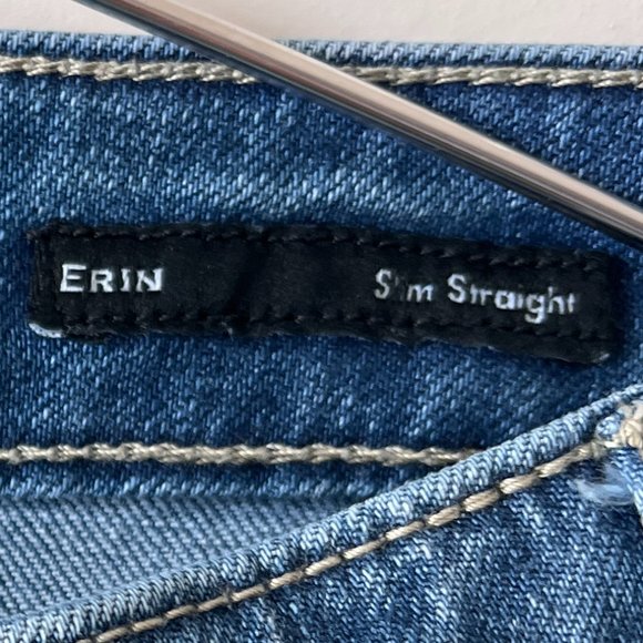 Gently Worn Distressed Dear John Erin Slim Straight HIGHDRIVE Jeans - Picture 7 of 16